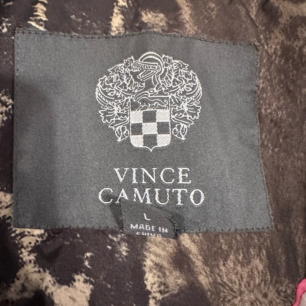 Vince Camuto Leopard Print Rain Coat/ Jacket- Large - Picture 6 of 6